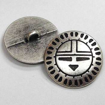 M-1112 Concho Style Metal Button M-1112 Concho Style Metal Button